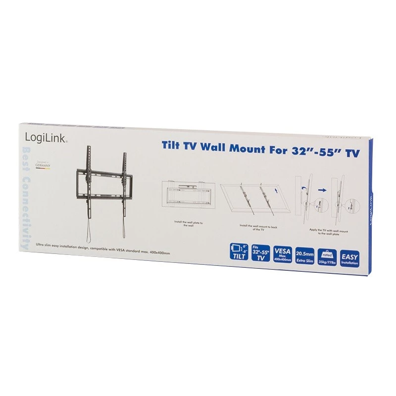 Βάση/στήριγμα τηλεόρασης LogiLink BP0010 139,7 cm (55 ίντσες) Μαύρο
