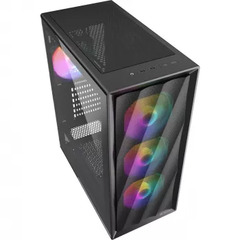 Κουτί υπολογιστή Sharkoon VK4 Rainbow ATX Μαύρο