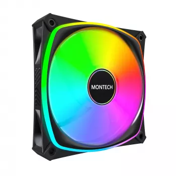 MONTECH RX120 PRO μαύρο 120mm ARGB συσκευασία 3 τεμ.