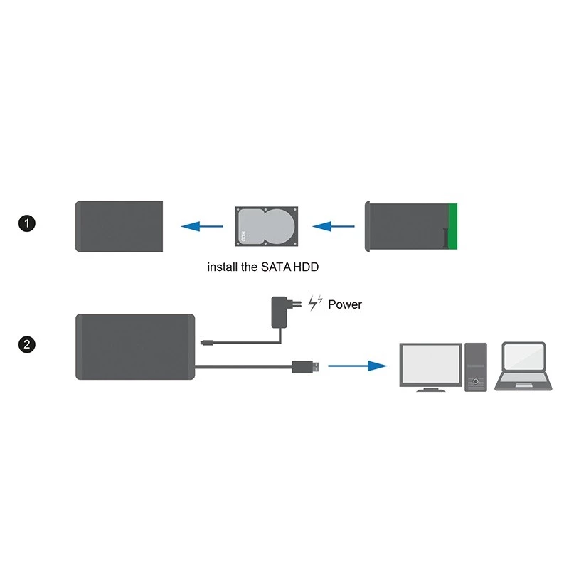 Θήκη HDD LogiLink UA0284 μαύρο 3,5 ίντσες