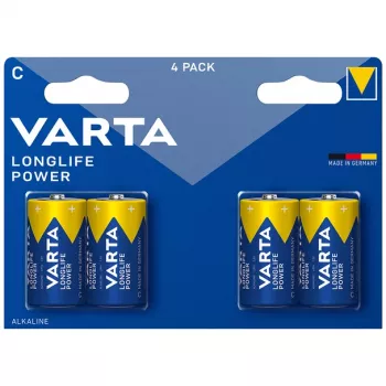 Varta 4914 Longlife Power Baby C (LR14) αλκαλική μπαταρία, συσκευασία 4 τεμ.