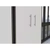 OLIV 2D CLOSED SHELVING UNIT, ανθρακί/λευκό SET
