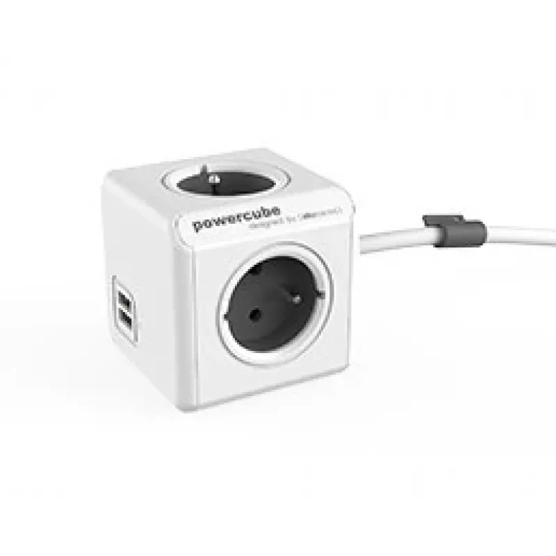 PowerCube USB Extended 3m 2404 γκρι