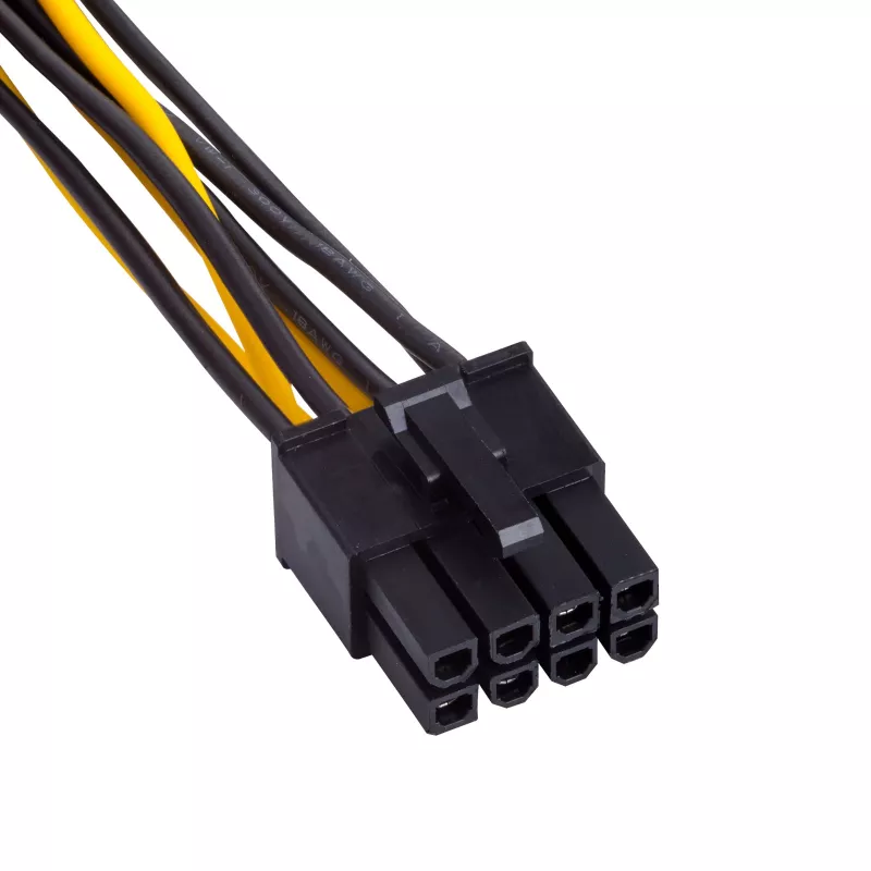 Akyga AK-CA-29 προσαρμογέας τροφοδοσίας: 2 Molex σε PCIe 8-Pin, 15 cm
