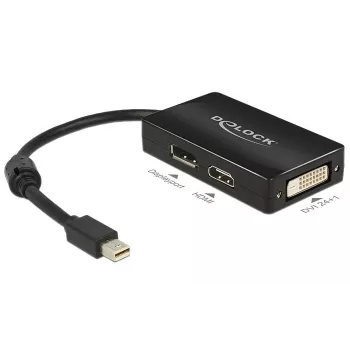 Καλώδιο DeLOCK 0,16m DisplayPort HDMI DVI Mini DisplayPort