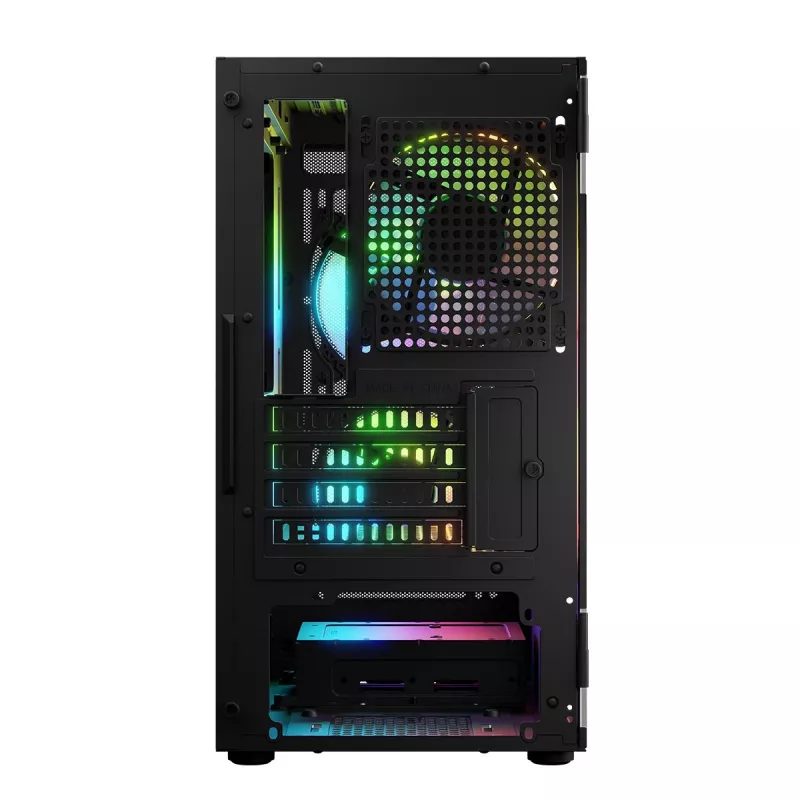 Κουτί υπολογιστή Logic Concept Portos Mini ARGB Micro ATX Μαύρο
