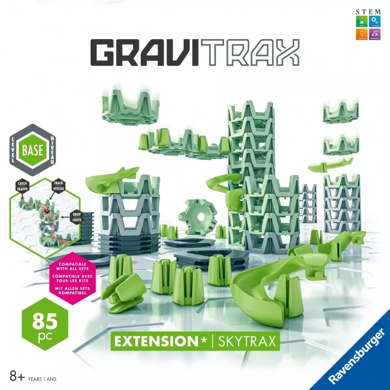 Πίστα με μπίλιες Ravensburger GraviTrax επέκταση Skytrax από 8 ετών