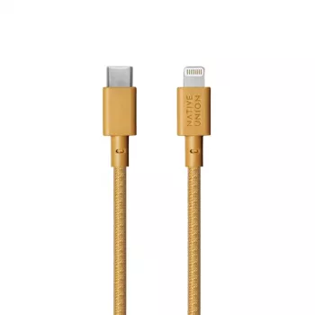 Καλώδιο USB-A σε Lightning Native Union Night — 3 m, κίτρινο