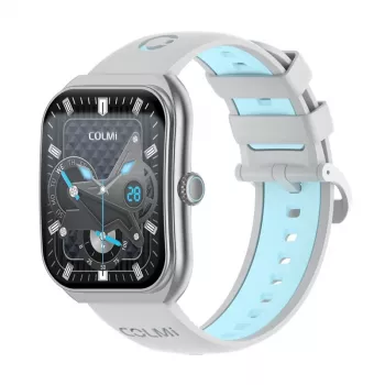 Smartwatch Colmi P86 Silver Bluetooth μετρητής καρδιακών παλμών, ασημί θήκη