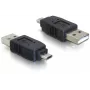 Αντάπτορας βύσμα USB Micro-B αρσενικό σε βύσμα USB 2.0 A αρσενικό DeLOCK 65036 μαύρο