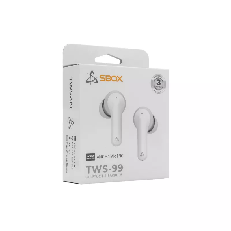 Ακουστικά SBOX EB-TWS99 λευκό