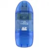 Titanum TA101B εξωτερικός αναγνώστης καρτών, USB 2.0, MicroSDHC/miniSD/MMC/SD/SDHC, μπλε