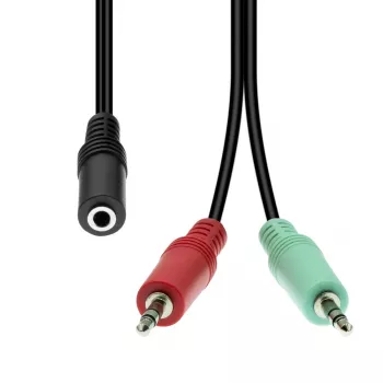 Καλώδιο ήχου ProXtend 4-Pin σε 2×3-Pin M4F2XM3-004, 0,5 m, 0,02 kg
