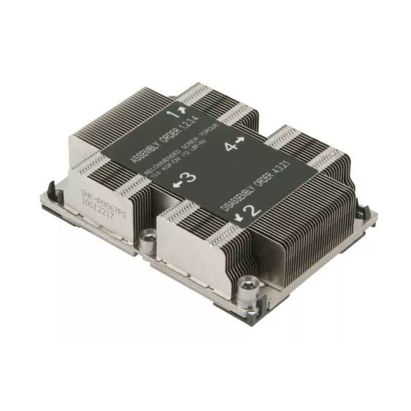 Supermicro SNK-P0067PS σύστημα ψύξης υπολογιστή ψύκτρα επεξεργαστή/-radiators