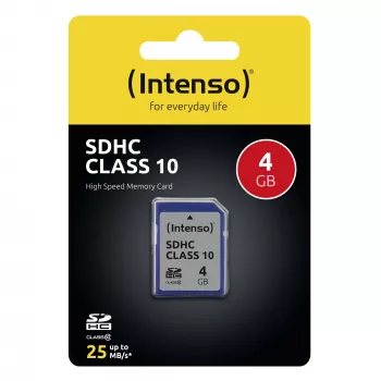 ΜΝΗΜΗ SDHC 4GB C10/3411450 INTENSO