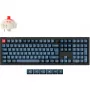 V6 Max, πληκτρολόγιο Gaming μαύρο/μπλε-γκρι, DE-Layout, Gateron Jupiter Red, Hot-Swap, RGB