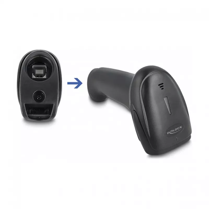 Φορητός σαρωτής barcode DeLOCK 90564 1D Laser Bluetooth USB