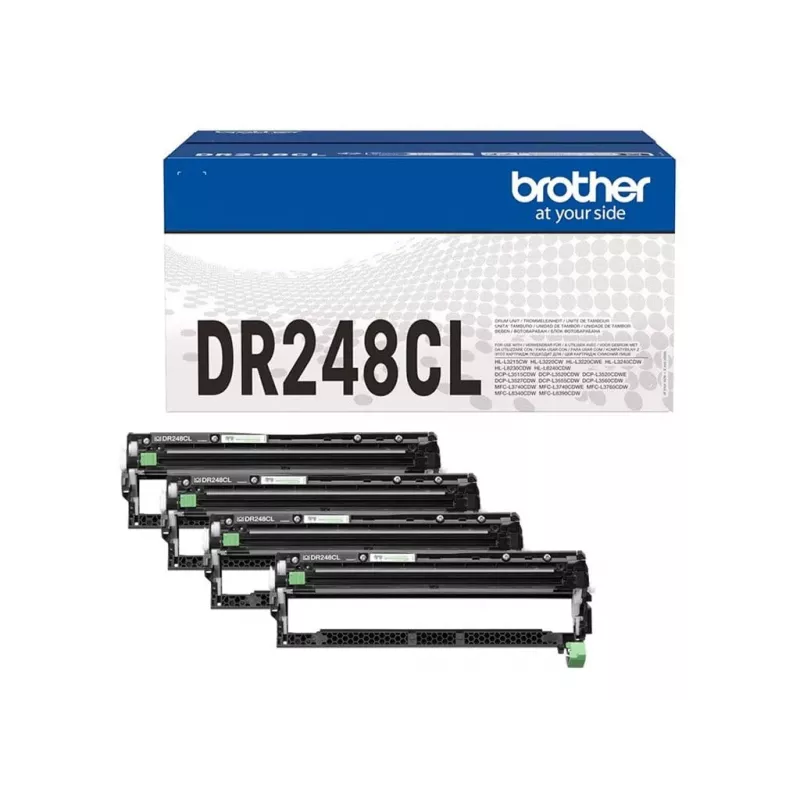Brother DR-248CL Τύμπανο εκτυπωτή Γνήσιο 4 τεμάχια Πολυσυσκευασία