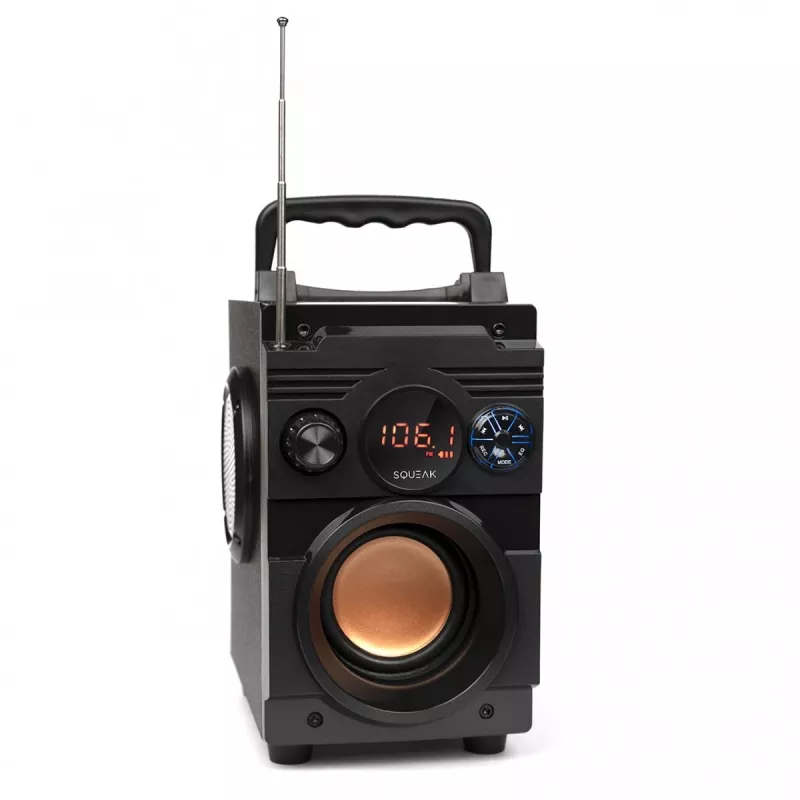 Squeak Bassblaster ηχείο Bluetooth 5.1, ραδιόφωνο FM, MP3 player SQ1001