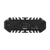 Θήκη SSD M.2 SilverStone SST-MS13, USB 3.2 Gen 2, οθόνη κατάστασης RGB LED, μαύρη