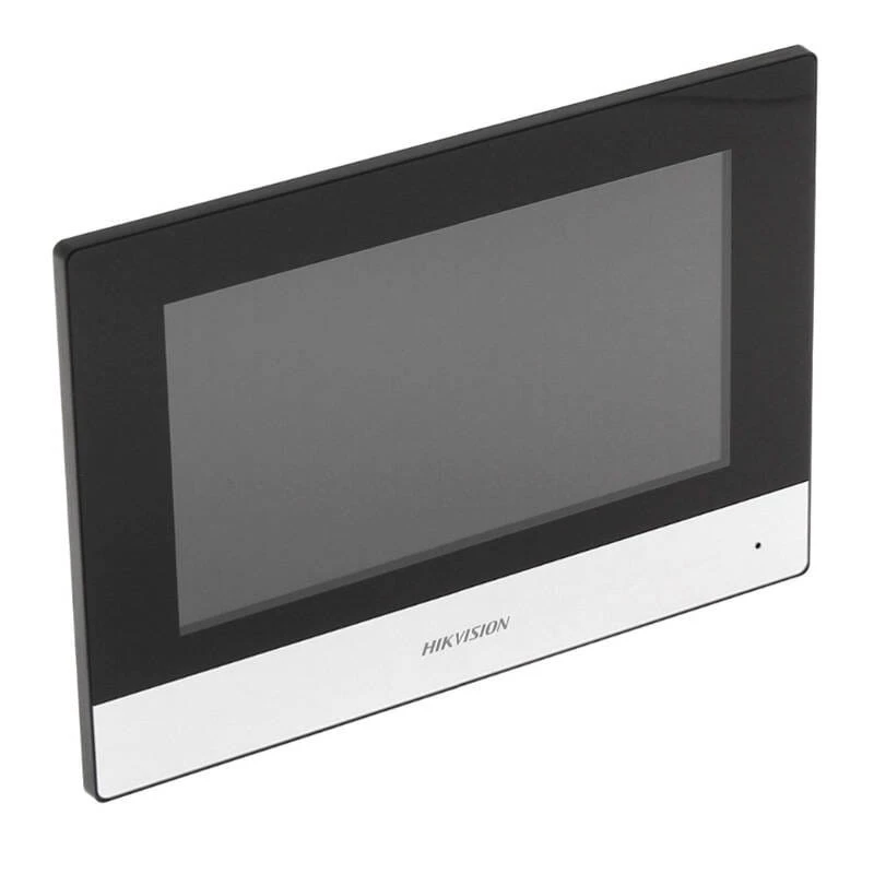 Hikvision DS-KIS604-S(C) Βίντεο-θυροτηλεόραση 2 MP 17,8 cm (7 ίντσες) Μαύρο, Γκρι, Ασημί