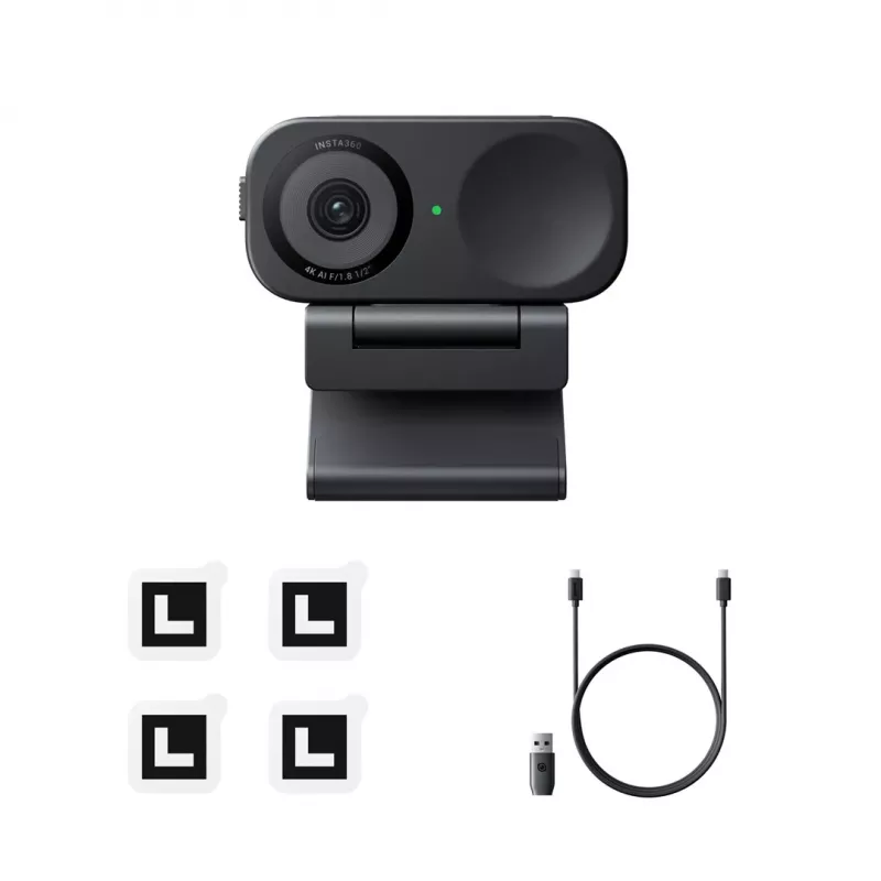 Webcam Insta360 Link 2C 3840 x 2160 Pixel USB μαύρο