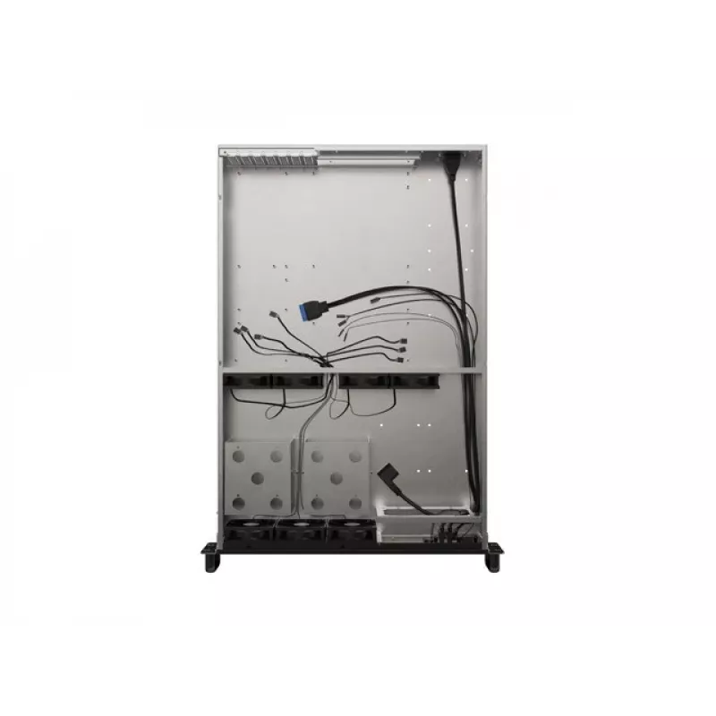Κουτί rack Lanberg SC01-6502-12B 2U Μαύρο 7 ανεμιστήρες
