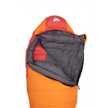 Υπνόσακος Volven VOLVEN TRAVELLER Right Orange – μορφή μούμιας, φερμουάρ δεξιά, ένα άτομο
