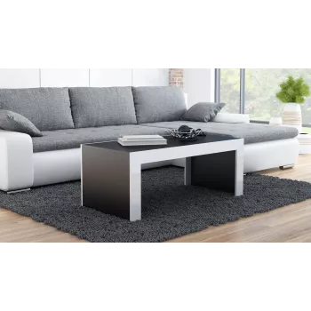 Cama TESS120 CZ/BI τραπεζάκι σαλονιού / βοηθητικό τραπεζάκι / γωνιακό τραπέζι τραπεζάκι σαλονιού ορθογώνιο σχήμα 2 πόδια