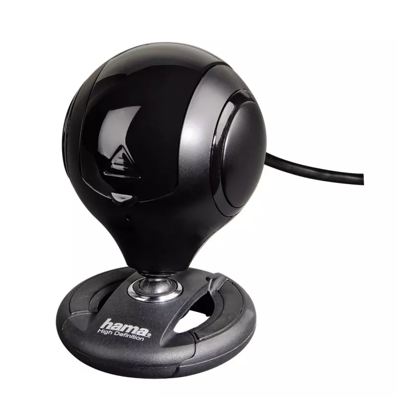 Hama 00053950 Spy Protect HD webcam, 1,3 MP, 1280 x 720, 30 fps, ενσωματωμένο μικρόφωνο, USB 2.0, μαύρη