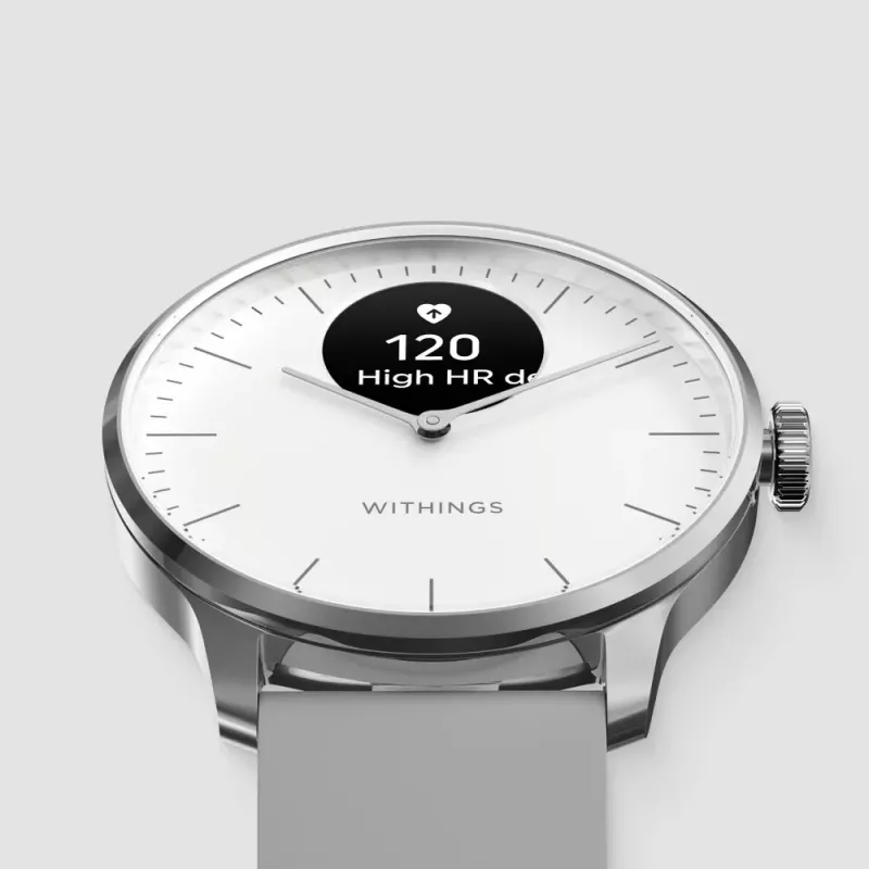 Withings ScanWatch Light OLED 37 mm υβριδικό χρυσό