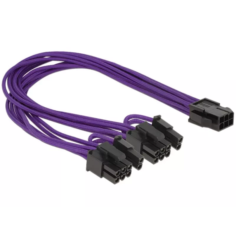 DeLOCK Καλώδιο PCI Express 6-Pin - 2 x 8-Pin 0,3 m