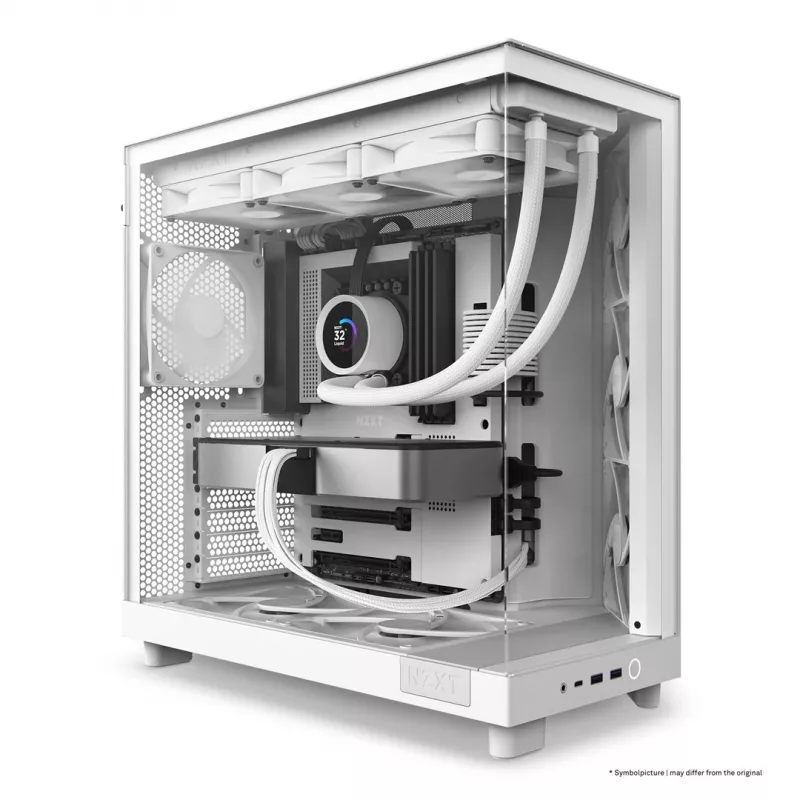 NZXT H6 Flow Mid-Tower Κουτί - Λευκό