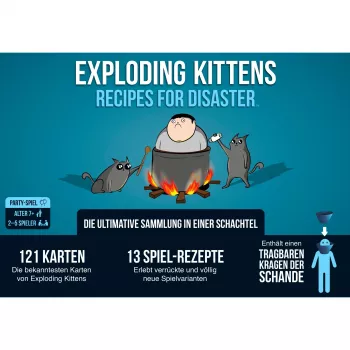 Exploding Kittens - Recipes for Disaster, Παιχνίδι με κάρτες