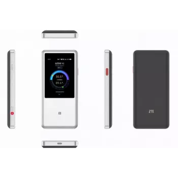 ZTE U60 (MU5251D) φορητός δρομολογητής hotspot 5G, Wi-Fi 7, λευκό