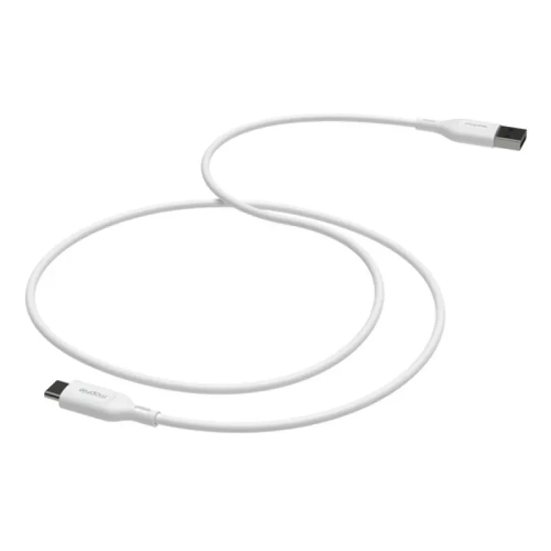 mophie essentials USB-C σε USB-A | καλώδιο φόρτισης 2 m, λευκό, 2 m, USB A, USB C, λευκό
