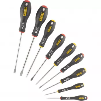 Σετ κατσαβιδιών χειρός STANLEY FATMAX FMHT65439-0 — κατσαβίδια ίσιας, διάφορα μεγέθη