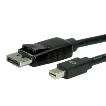 VALUE - Καλώδιο DisplayPort - Mini DisplayPort (Α) σε DisplayPort (Α) - 1 m - με κλείδωμα - Μαύρο (11.99.5634)