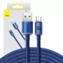 Baseus Crystal Shine καλώδιο USB σε USB-C, 100W, 2m (μπλε)