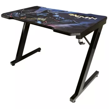 Ίσιο γραφείο υπολογιστή Subsonic SA5593-B1 Μαύρο PVC 110x60 cm