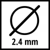 Νήμα χορτοκοπτικού αθόρυβο νήμα 2,4 mm (15 μέτρα)