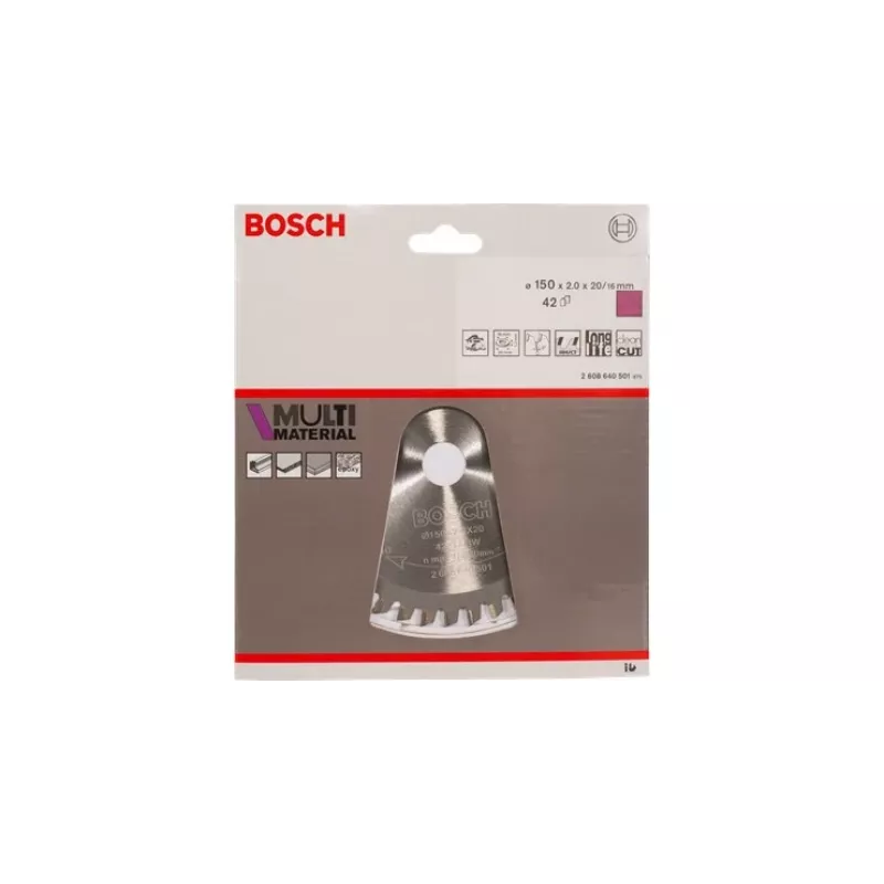 Bosch Multi Material 2608640503 δίσκος δισκοπρίονου, 160 mm, 42 δόντια, οπή 20 mm