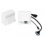 Vivolink WI221192 πρίζα HDMI + VGA + 3,5 mm λευκή