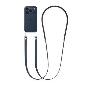Λουρί μεταφοράς Apple Crossbody Strap μπλε — μήκος 2,08 m, rPET και ανοξείδωτο ατσάλι