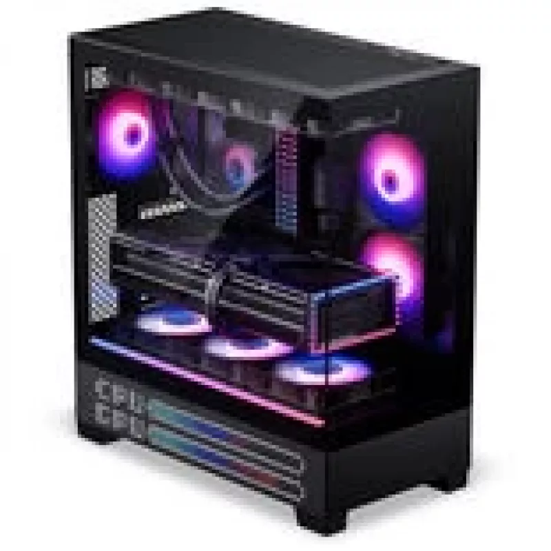 PHANTEKS XT View Matrix κουτί PC, Midi-Tower, E-ATX, tempered glass, Matrix LED - μαύρο (PH-XT523VM1_DBK01)