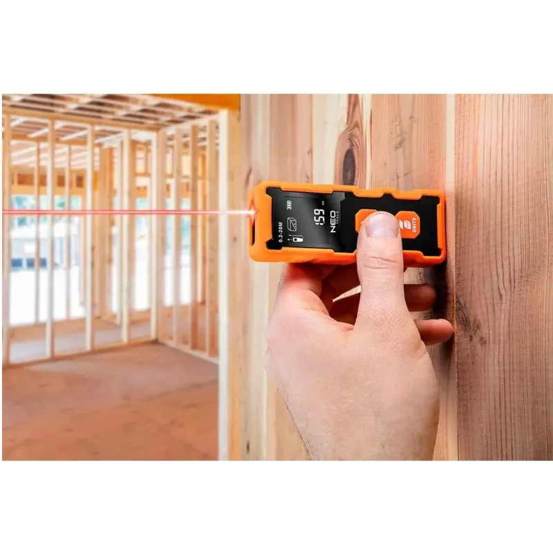 Αποστασιόμετρο λέιζερ NEO tools 75-202, εμβέλεια έως 75 m, φορητή συσκευή χειρός