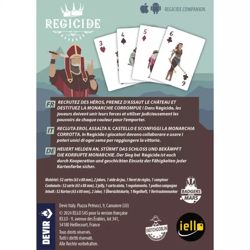 Regicide, παιχνίδι με κάρτες