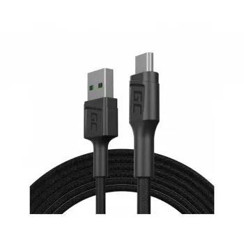 Καλώδιο USB 2.0 Green Cell KABGC20 — USB A σε Micro-USB B, 1,2 m, μαύρο