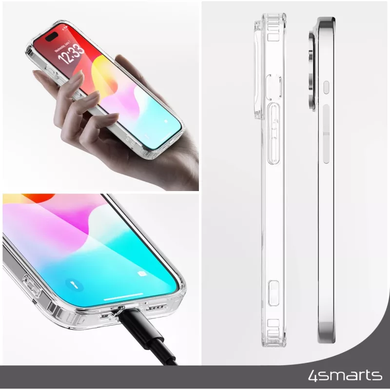 Θήκη Shell 4smarts 540606 για iPhone 15 Plus Διάφανη 17 cm