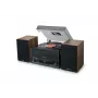 Σύστημα home audio midi muse MT-120 MB — 20 W RMS, ηχεία 2 δρόμων, AC 100–240 V 50/60 Hz, Μαύρο/Διάφανο/Ξύλο
